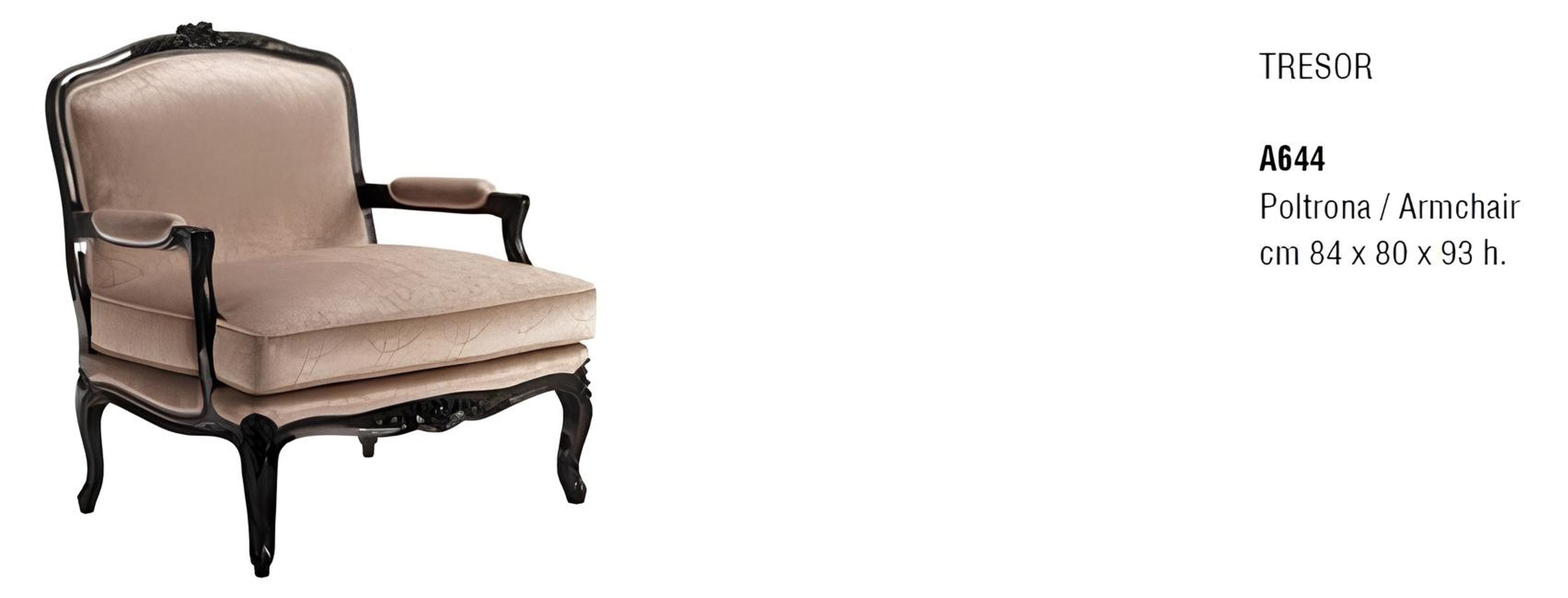 Wohnzimmer Luxus Möbel Design Stühle Art Deco Design Sessel Textil Einsitzer Neu
