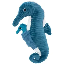 Les Déglingos Papadou die Seepferdchen-Mama mit Baby (28 cm)