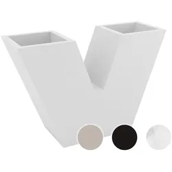 Vondom »UVE« Outdoor Pflanzengefäß 40x120 cm / Ecru / Lackiert Hochglanz