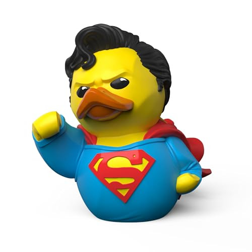 TUBBZ DC Comics Superman Cosplayende Rubberen Eend Vinylfiguur - Verpakte Editie - Meerkleurig