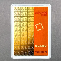 Goldtafel VALCAMBI (100x 1g Au) "CombiBar"
