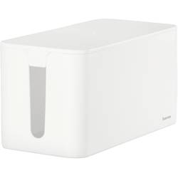 hama 00221010 Kabelbox Mini, für Steckdosenleiste, 23,5 x 11,5 x 12, Weiß