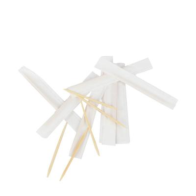 DayBays 5000 Stk. Bamboo Zahnstocher 65mm (Ø2mm) Tooth Pick gehüllt (paper wrapped)
