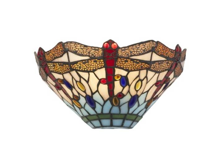 Searchlight Dragonfly 1 leichte Wandleuchte, Tiffanny
