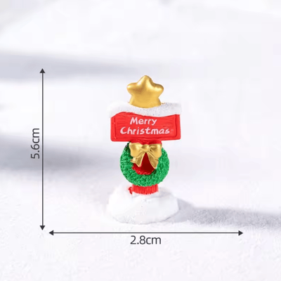 Inspire Curations Mini Resin Road Sign Decor DIY Fairy Garden & Dollhouse Micro Landscape Ornament a4