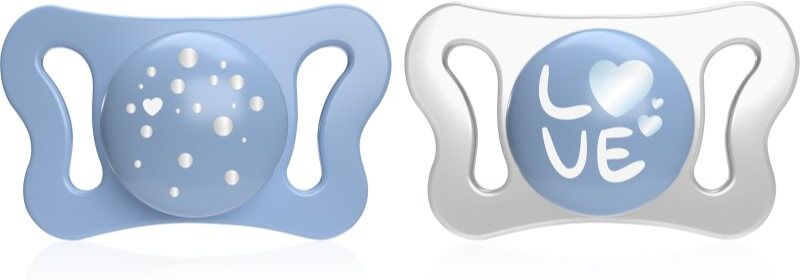 Chicco Physio Micro 0-2 m tétine Blue 2 pcs
