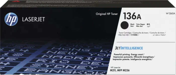 HP 136A BLACK ORIGINAL LASERJET TONER CARTRIDGE