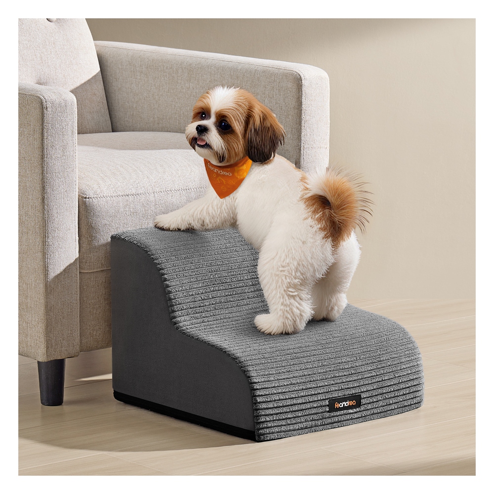 Feandrea Hundetreppe mit rutschfestem Bezug PPS002GN01