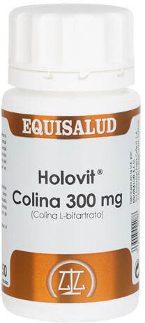 Equisalud Choline 300 Mg Choline Bitartrate L- Capsules 50