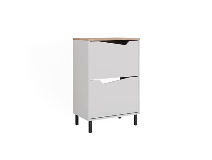 Vicco Schuhkipper Marelle, Weiß/Artisan, 60 x 91.6 cm