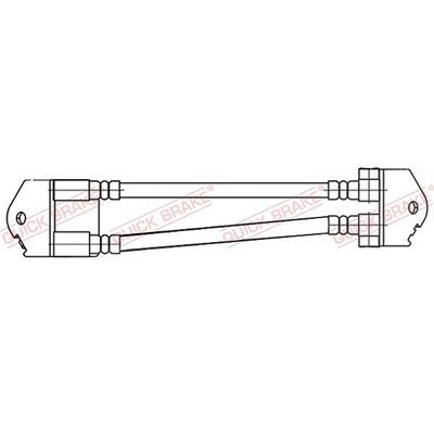 Quick Brake Bremsschlauch [Hersteller-Nr. 25.009] für Ford