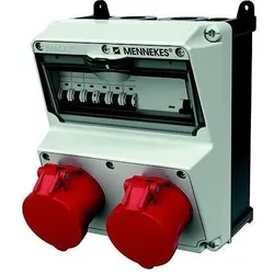 Mennekes, Baustromverteiler, MEN 920023 Steckdosen-Kombination AMAXX (2x, CEE 32/5)