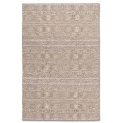 Webteppich Olvera 160 x 230 cm Polypropylen Grau