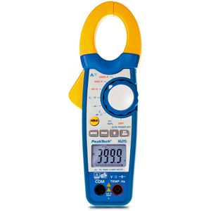 PeakTech Stromzange P 1625 True RMS digital, 4000 Counts, AC / DC, bis 600 V, bis 1000 A