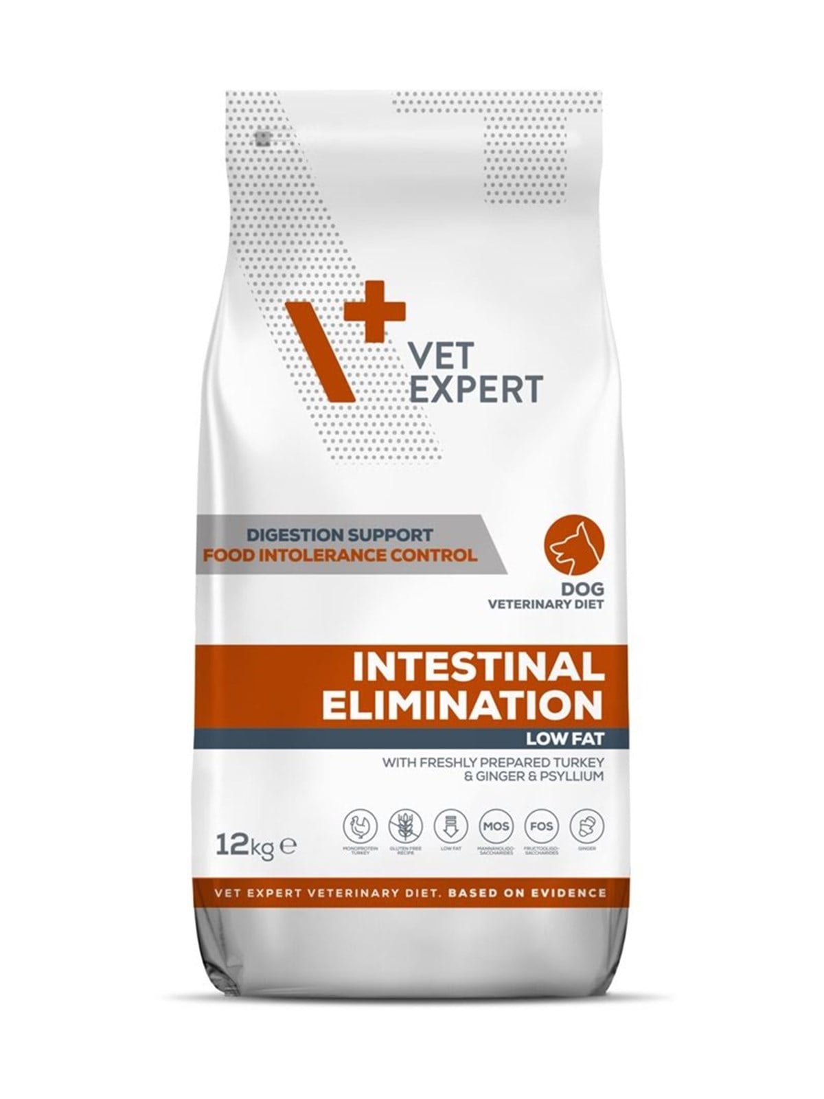 VetExpert Veterinary Diet Intestinal Elimination Dog - Trockenfutter für Hunde - 12kg