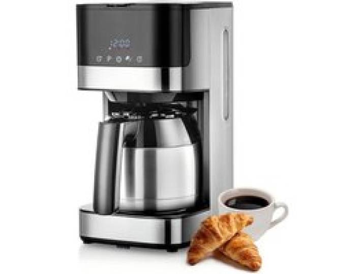 Machine À Café En Acier Inoxydable Avec Minuterie Programmable 24 H Écran Led Plaque De Maintien Au Chaud Arrêt Automatique Sy
