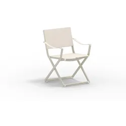 Fellini Armlehnen Klappstuhl Outdoor Ivory/Schlamm/Lehm