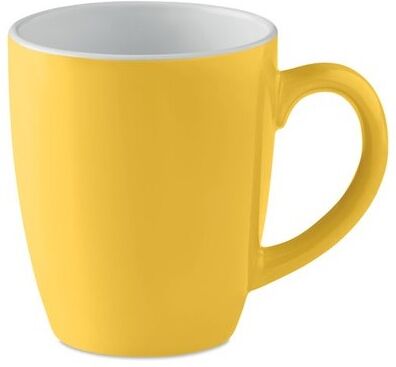 Mug cadeau entreprise en céramique 290 ml grès jaune