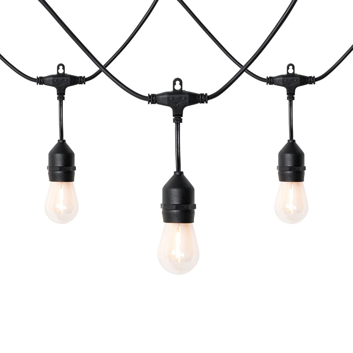 Qazqa LED Lichtsnoer Warm Wit - 10 meter - IP44 - Transparent