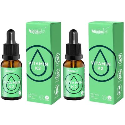Vitamin K2 MK7 all-trans 100 µg vegan Tropfen 2x 2x20 ml