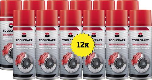 TOOLCRAFT TO-9919800x12 Bremsenreiniger 12St.