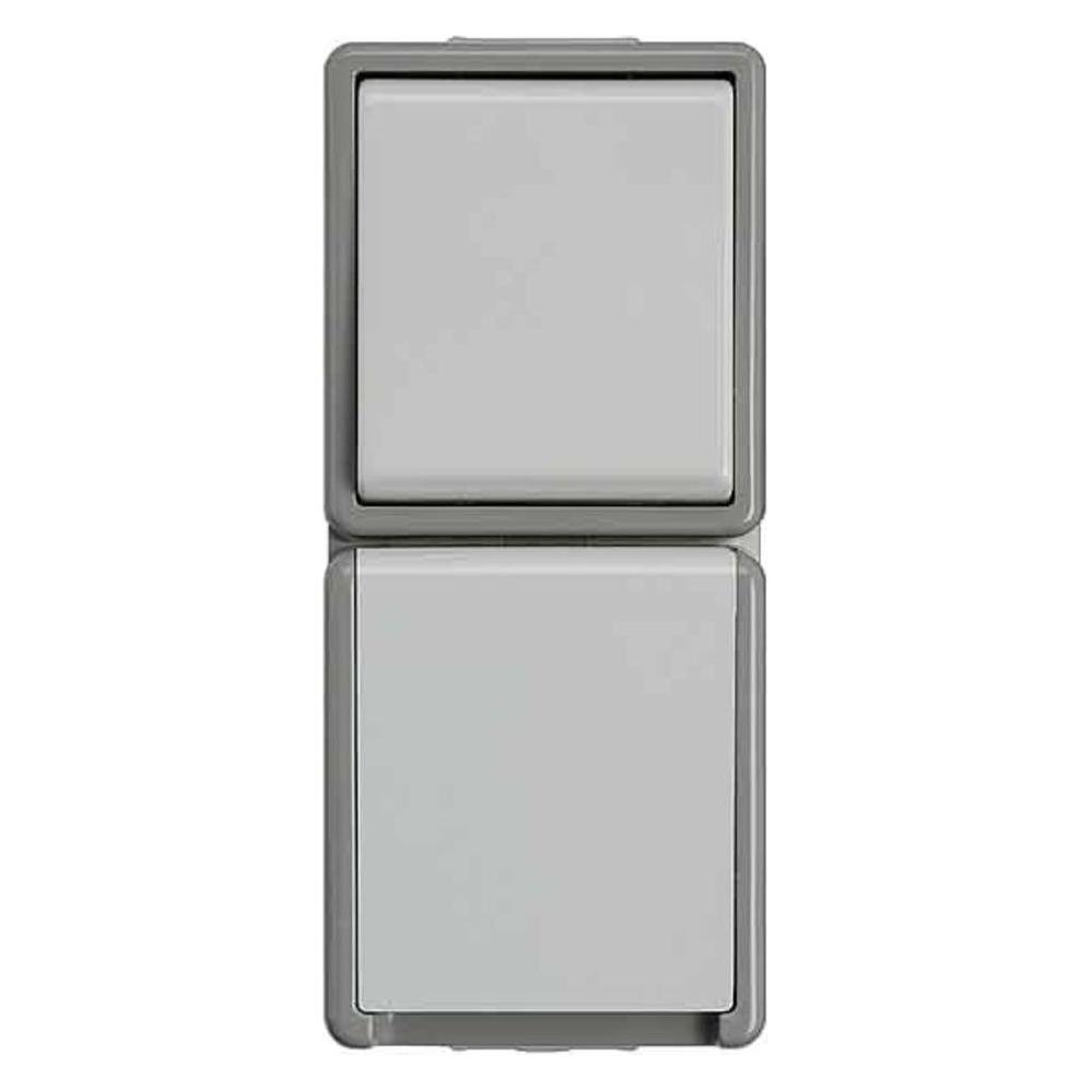 Siemens Aufputz SCHUKO-Kombination Wechselsch. (5TA4816)