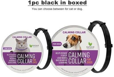 Uplifted Finds Continuous Olfactory Calm Pheromone Collar 1pc Black In Box calming For Cat 38 Cm