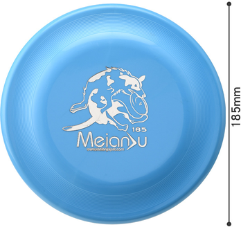 The Handy Homestead Dog Flying Disc Puppy Training Frisbee For Golden Retrievers And Border Collies blue