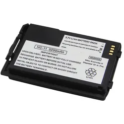 Akku für Airbus EADS Cassidian TH1N P8GR, wie HT9980AA BLN-11, 3,7 V, 3200 mAh, Li-Ion