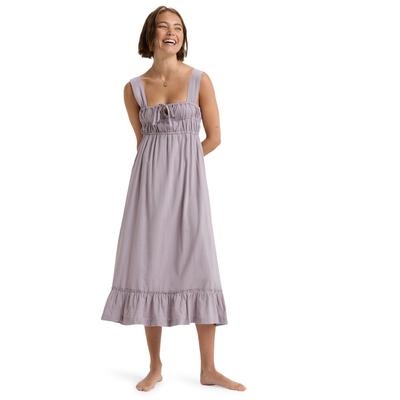 Midikleid ROXY "Paradise Winds", Damen, Gr. S, nirvana, Obermaterial: 60% Baumwolle, 40% Viskose., Kleider Midikleid