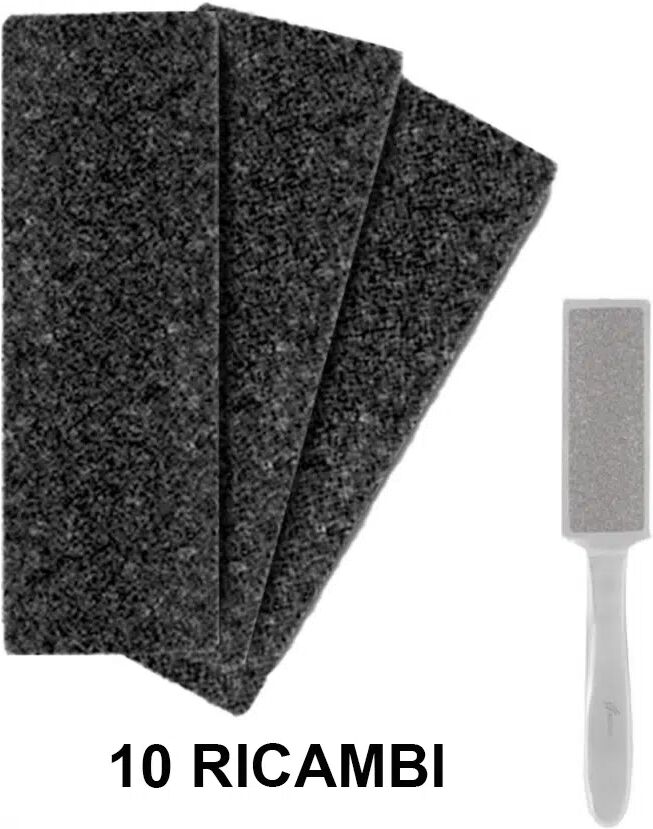 Strisce Abrasive di Ricambio per Raspa Pedicure in Acciaio – Set da 10 Pz