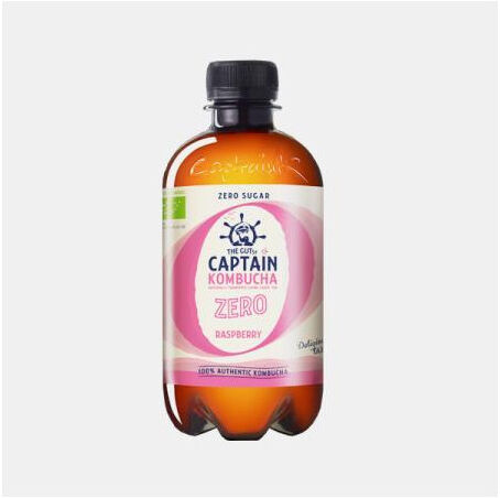 CAPTAIN KOMBUCHA BIO ZERO FRAMBOESA 400ml