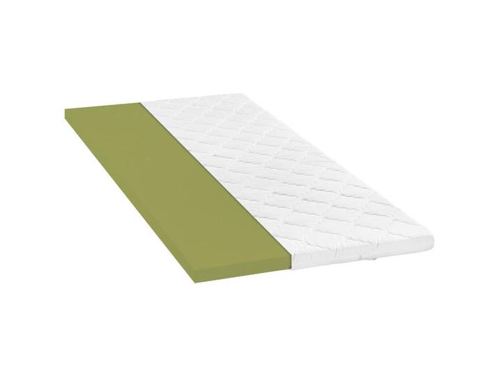 Xora Topper, Weiß, 100x200 cm, Bezug abnehmbar/waschbar, Ober- und Unterseite versteppt, atmungsaktiv, schadstoffgeprüft, alternative Größen erhältlich, Schlafzimmer, Matratzen Shop, Matratzenzubehör, Topper