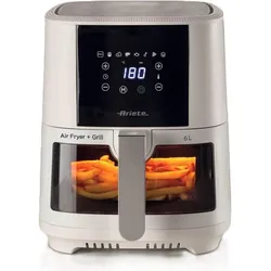 Ariete Airy Fryer 6L, Fritteuse, Weiss, Schwarz
