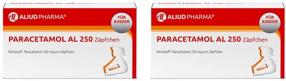 AL Aliud Pharma Paracetamol AL 250 Zäpfchen bei akuten Schmerzen und Fieber