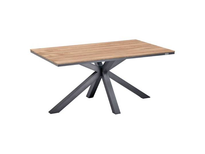 Kettler Cubic Gartentisch 160x95cm Aluminium/Teak