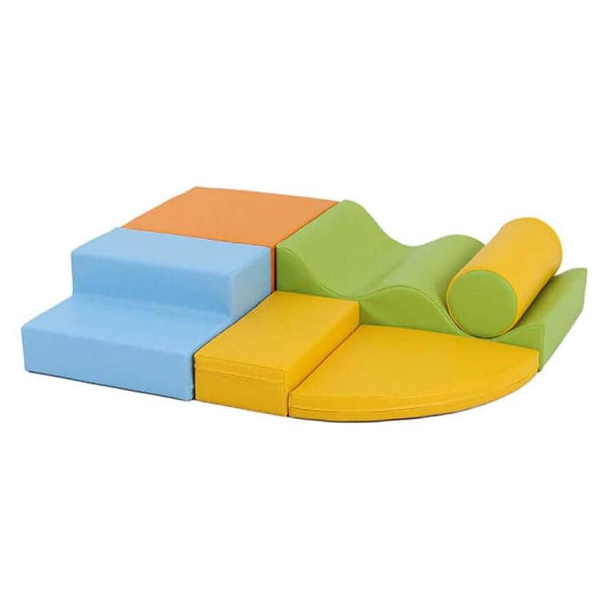 Iglu SET 28 Explorer - Helle Farben - Bunte Schaumstoff-Klettermodule/Bausteine für Kinder (52317237)