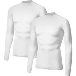 DANISH ENDURANCE Langarmshirt Power Compression, Größe L in Weiß Weiß