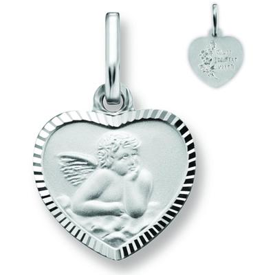 Kettenanhänger ONE ELEMENT "Schutzengel Anhänger aus 925 Silber", silber, Schmuckanhänger, Damen, Silber 925 (Sterlingsilber), Kettenanhänger, Feine Gestaltung – ein Sinnbild mit ruhiger Eleganz