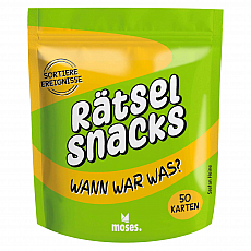 Moses Verlag Rätsel Snacks - Wann war was? - deutsch 310087