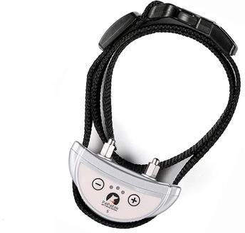 Uplifted Goods Waterproof Dog Anti Barking Training Collar silver Collar