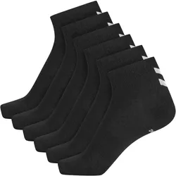 6er Pack hummel hmlCHEVRON halblange Socken 2042 - black/black 46-48