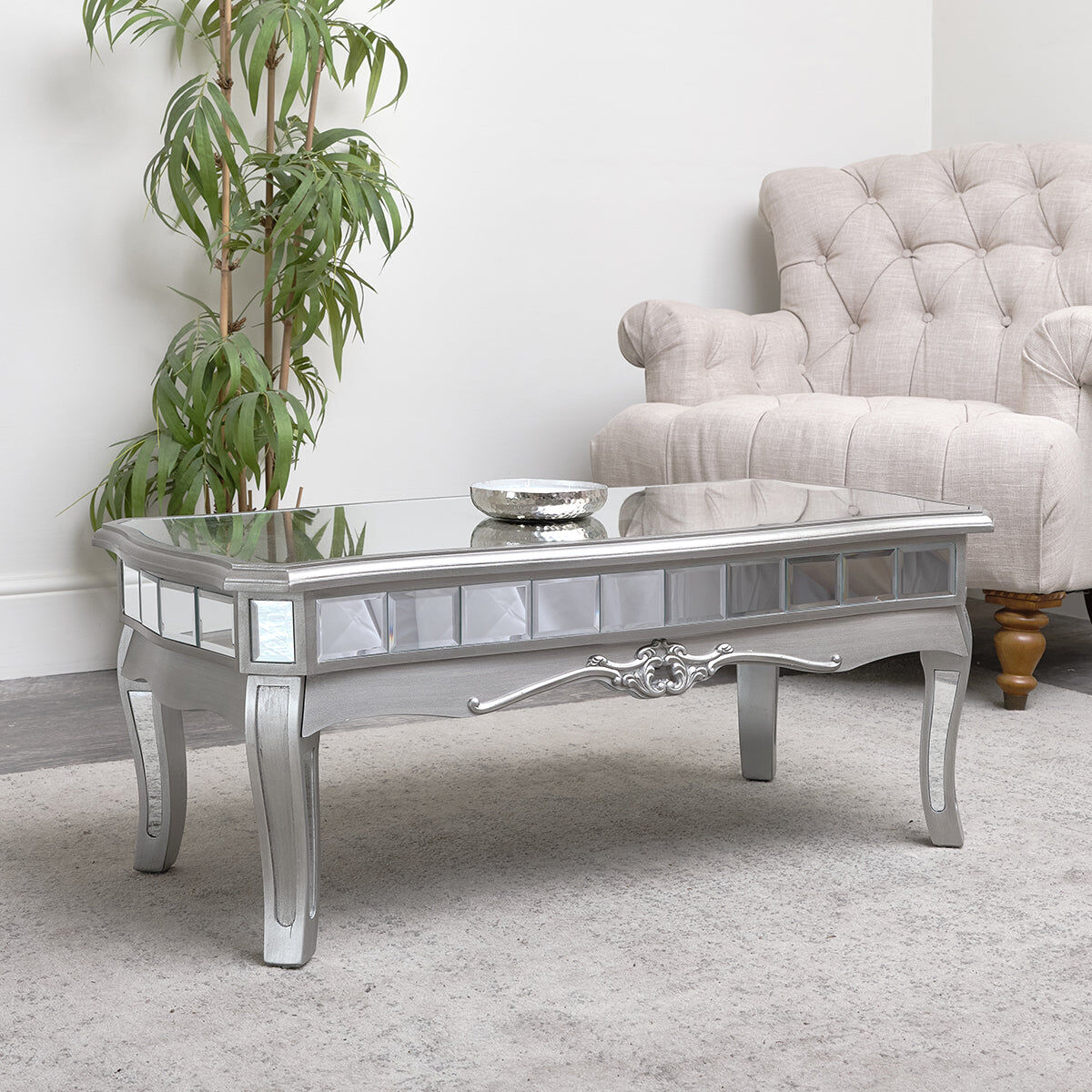 Mirrored Coffee Table - Tiffany Range Material: Furniture/Furniture Ranges/Tiffany Range