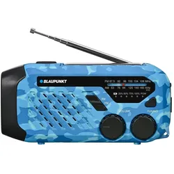 Blaupunkt Radio alarmowe ER10BC blue camo (AM, Bluetooth), Radio, Blau