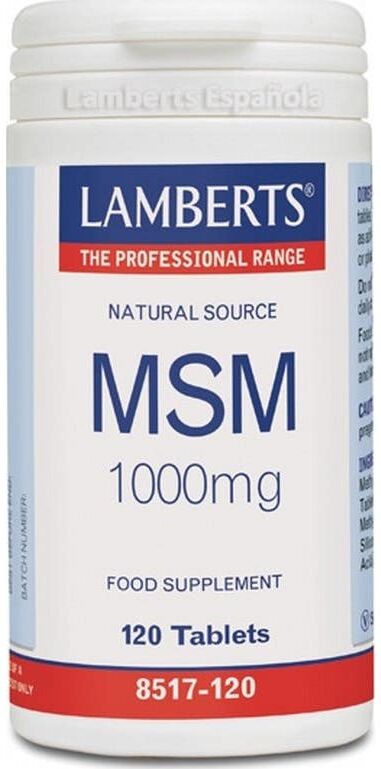 Lamberts MSM 1000mg 120tabletas