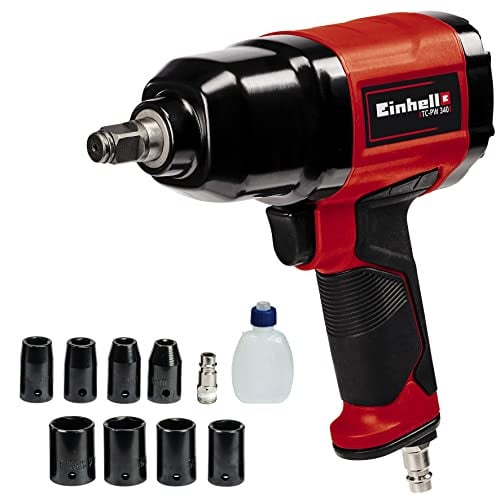 Einhell Pneumatische Slagmoersleutel TC-PW 340, 1/2 inch, Rood/Zwart