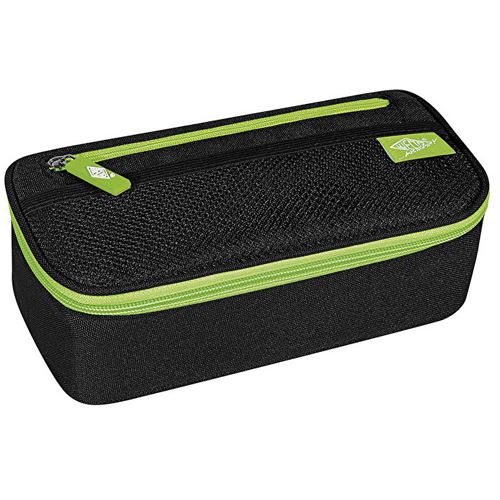 WEDO Mäppchen Schlamperbox Reißverschlussfach schwarz/hellgr