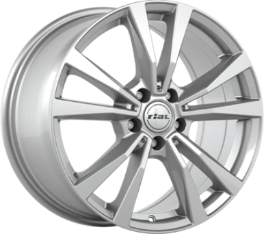 Rial M12 Polar Silver 9x19 ET 53 5/108 Alufelge Silber