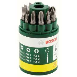 Bosch Accessories Promoline 2607019454 Bit-Set 10teilig Schlitz, Kreuzschlitz Phillips, Kreuzschlitz Pozidriv inkl. Bithalter