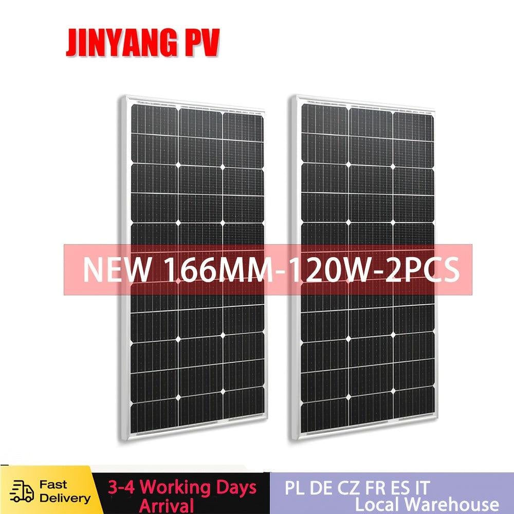 Selius Monokristallijn Zonnepaneel Set - 120W - 18V Output